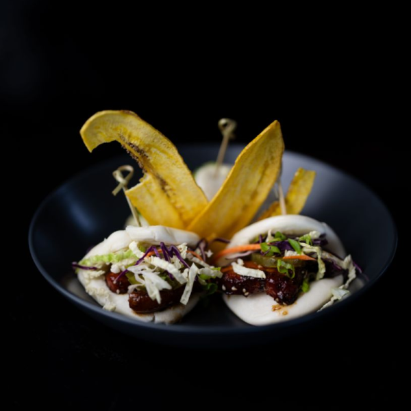 Pork Belly Orange Bao Bun